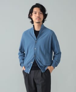 FILIPPO DE LAURENTIIS / コットン ハイネック カーディガン