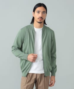 FILIPPO DE LAURENTIIS / コットン ジップアップ ニット