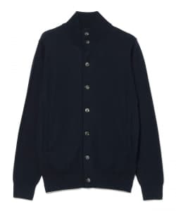 コットンカシミヤ フルボタン カーディガン