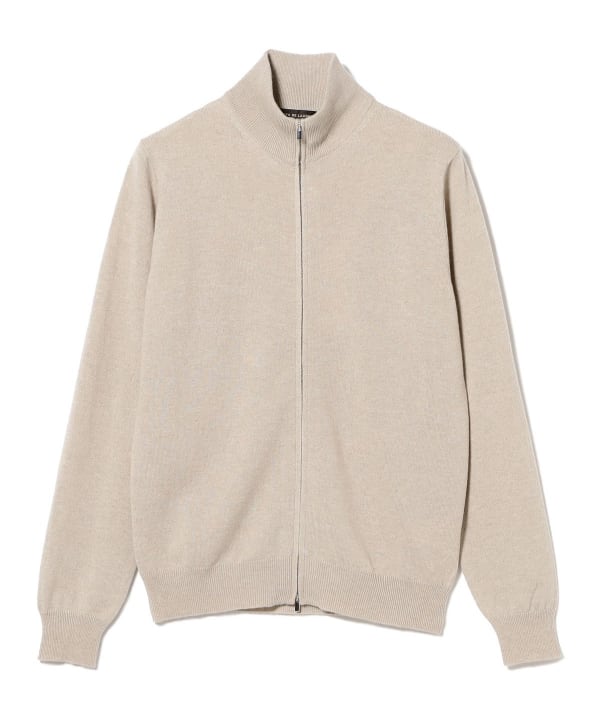FILIPPO DE LAURENTIIS / 12ゲージ ウールカシミヤ フルジップ ニット