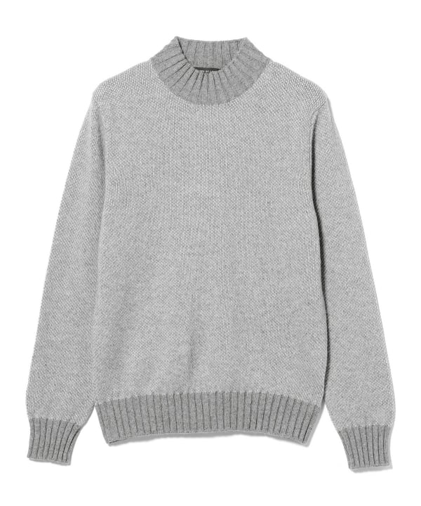 FILIPPO DE LAURENTIIS / ウールカシミヤ 7ゲージ モックネックニット