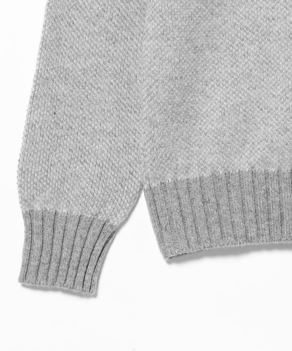 FILIPPO DE LAURENTIIS / ウールカシミヤ 7ゲージ モックネックニット