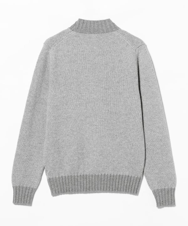 FILIPPO DE LAURENTIIS / ウールカシミヤ 7ゲージ モックネックニット