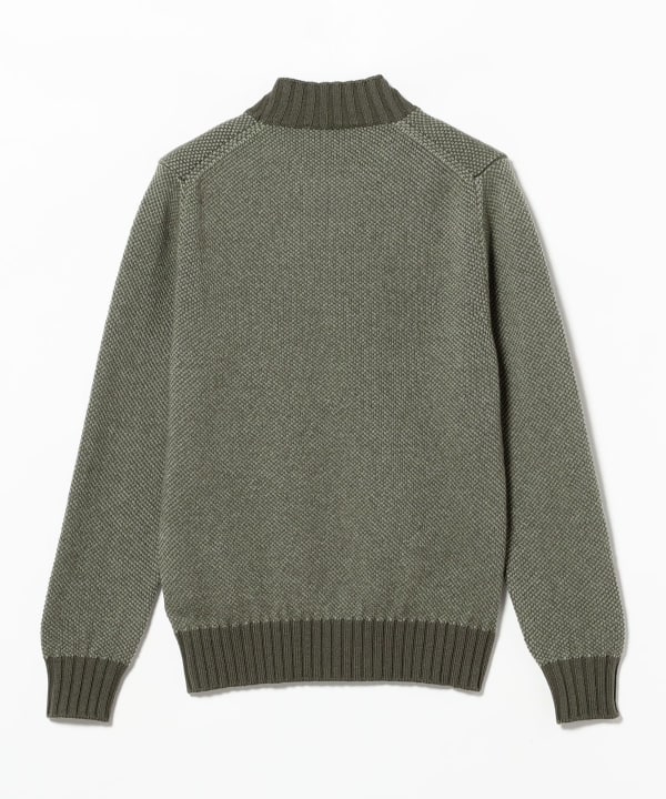 FILIPPO DE LAURENTIIS / ウールカシミヤ 7ゲージ モックネックニット