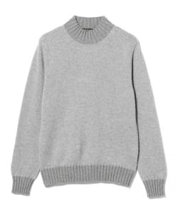 FILIPPO DE LAURENTIIS / ウールカシミヤ 7ゲージ モックネックニット