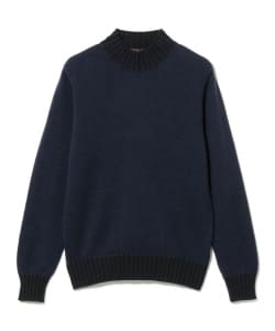 FILIPPO DE LAURENTIIS / ウールカシミヤ 7ゲージ モックネックニット