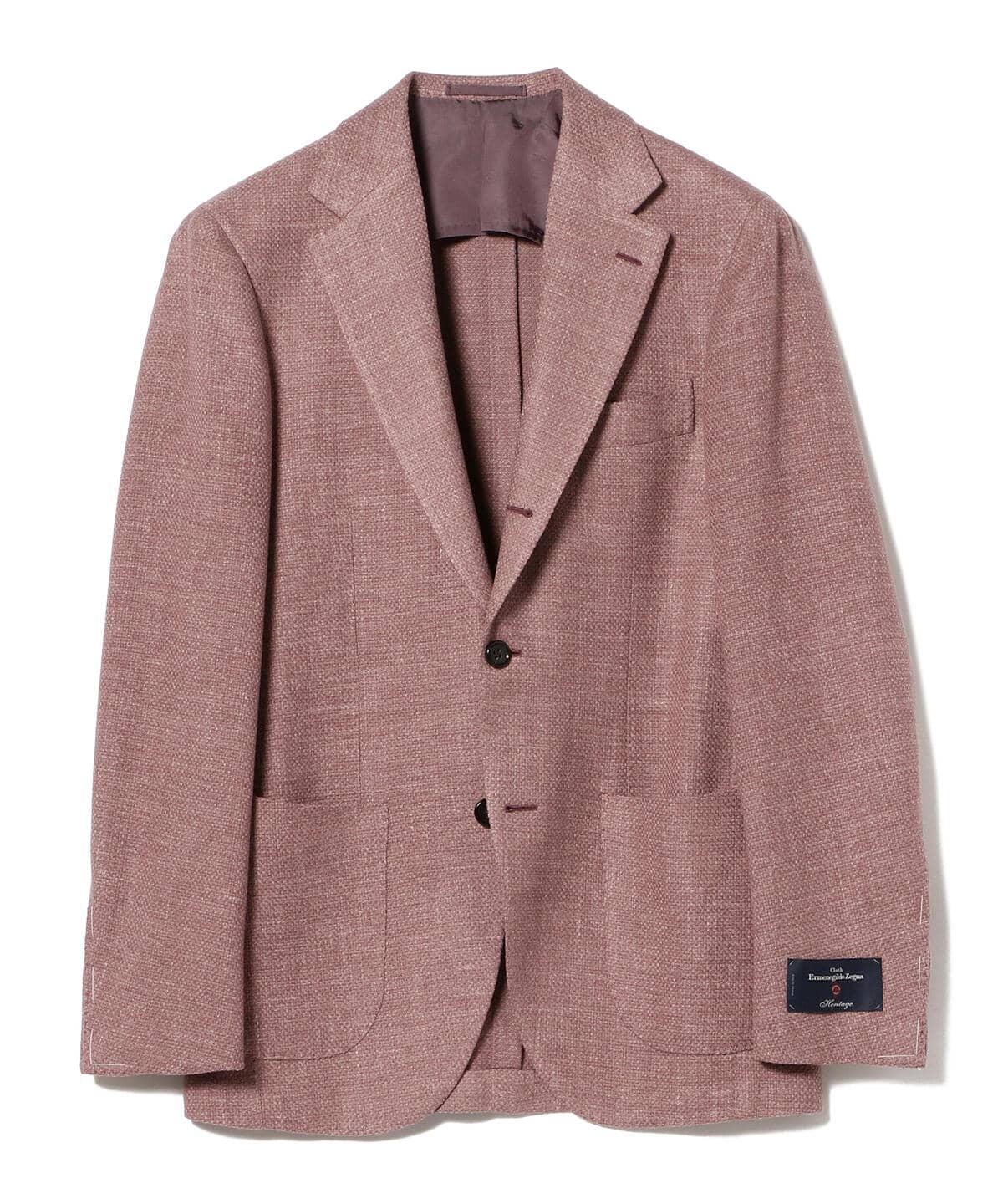 Ermenegildo Zegna テーラードジャケット 48(L位) ピンク