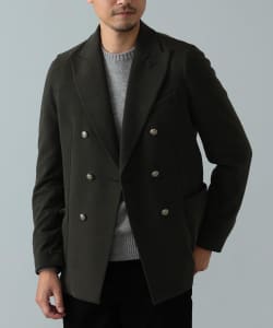 CIRCOLO1901 × Brilla per il gusto / 別注 ジャージ ソリッド ダブルブレスト ジャケット