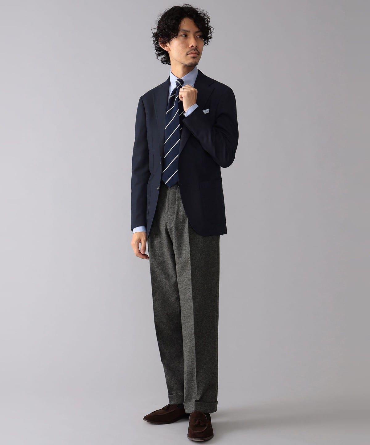 Brilla per il gusto / LORO PIANA FABRIC ホップサック ジャケット日本製