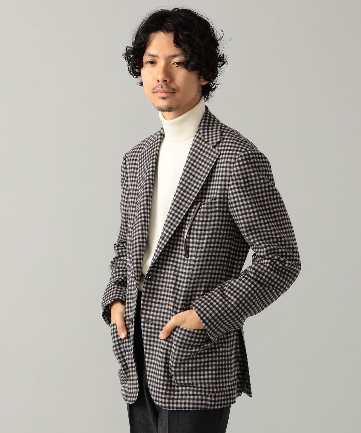 Brilla per il gusto（ブリッラ ペル イル グスト）【アウトレット】Brilla per il gusto / LORO PIANA  FABRIC カシミヤ ガンクラブチェック ジャケット（ジャケット テーラードジャケット）通販｜BEAMS