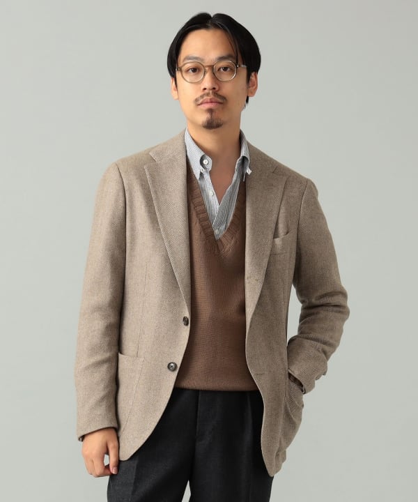 Brilla per il gusto（ブリッラ ペル イル グスト）【アウトレット】Brilla per il gusto / LORO PIANA  FABRIC カシミヤ ヘリンボーン ジャケット（ジャケット テーラードジャケット）通販｜BEAMS