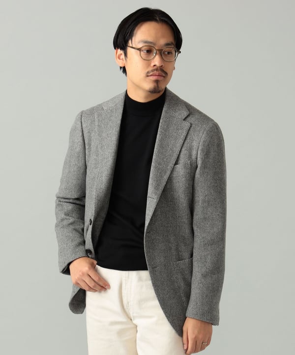 Brilla per il gusto（ブリッラ ペル イル グスト）【アウトレット】Brilla per il gusto / LORO PIANA  FABRIC カシミヤ ヘリンボーン ジャケット（ジャケット テーラードジャケット）通販｜BEAMS