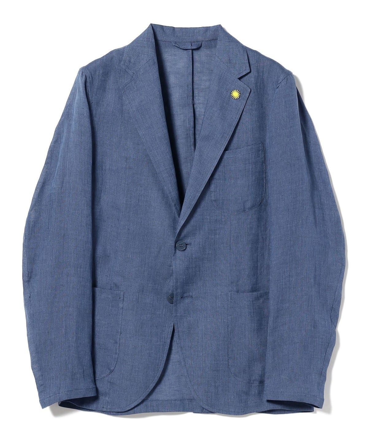 【別注】GIANNETTO ジャンネット / リネン ソリッド ジャケット ジャケット MEN BLUE/5 46 【別注】GIANNETTO ジャンネット / リネン ソリッド ジャケット ジャケット MEN BLUE/5 46