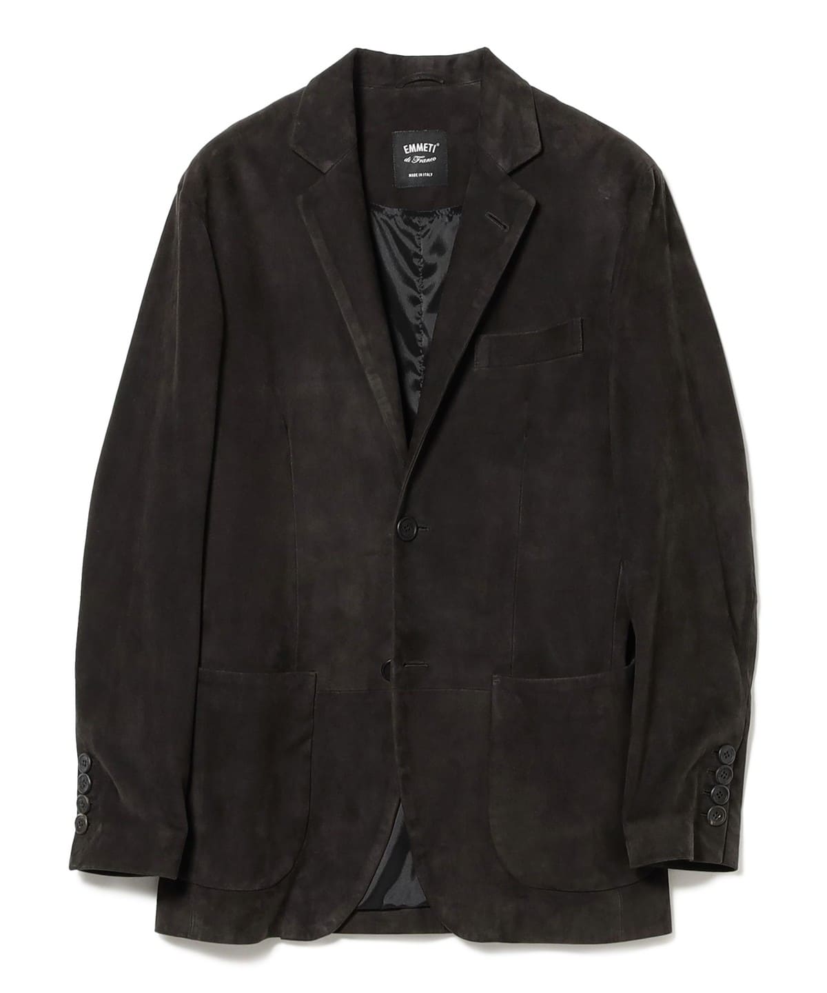 【別注】EMMETI エンメティ / DIEGO ゴートスエード シングルジャケット ジャケット MEN D. GREY/ANTRACITE/6022 46 【別注】EMMETI エンメティ / DIEGO ゴートスエード シングルジャケット ジャケット MEN D. GREY/ANTRACITE/6022 46