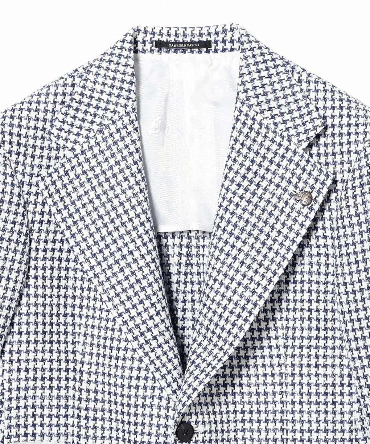 Xmasセール◇Gabriele Pasini 42 ハウンドトゥースジャケット pasini020188blkow1.jpg