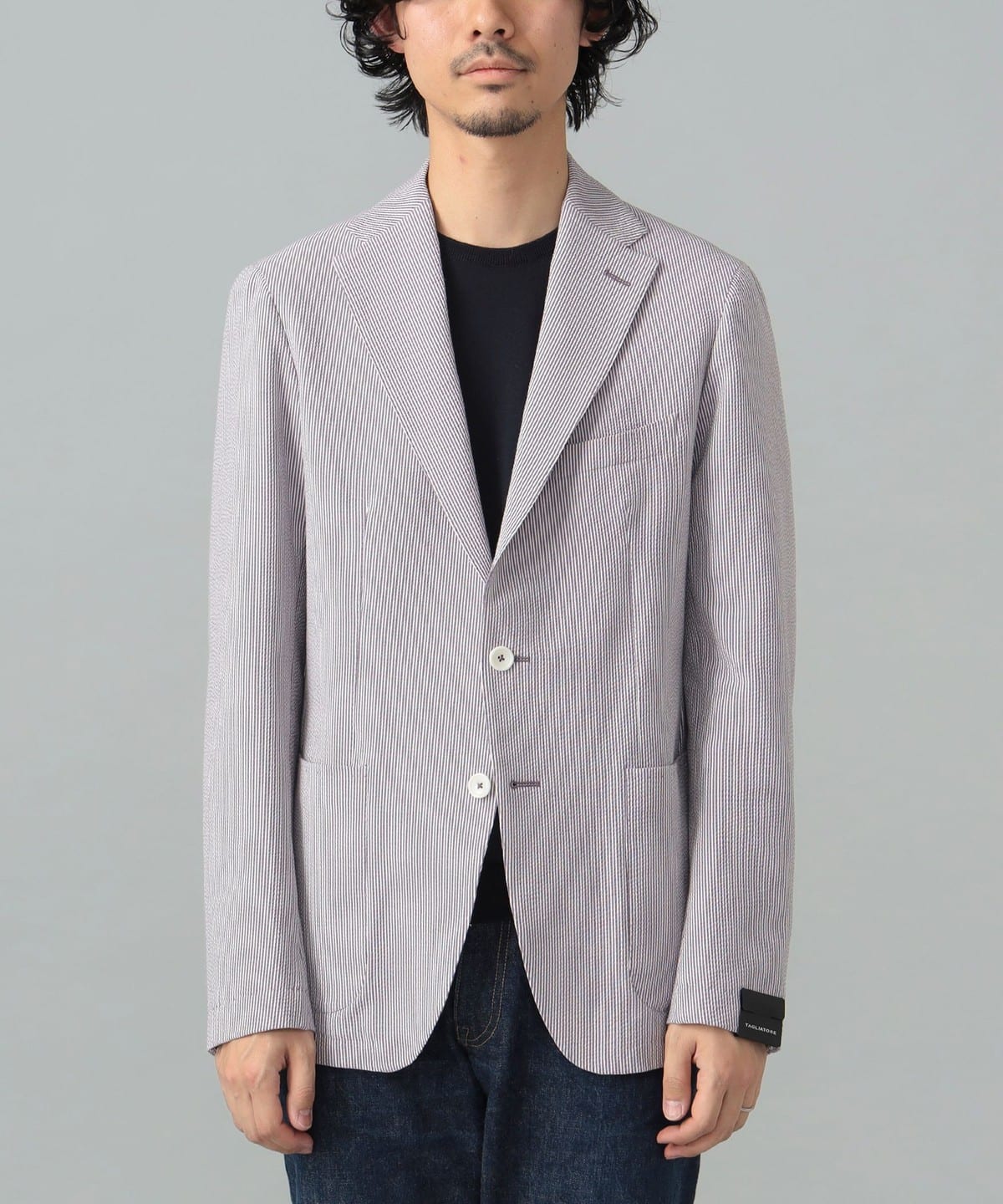 ☆ TAGLIATORE テーラードジャケット ストライプ ☆ TAGLIATORE〉今シーズンはストライプジャケットをピックアップ
