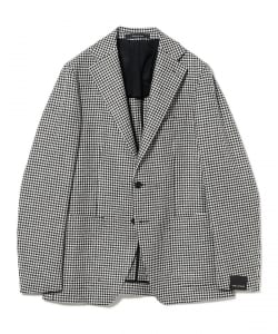 【別注】TAGLIATORE / COSTA AZZURRA ウール ハウンドトゥース ジャケット