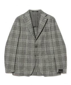 【別注】TAGLIATORE / COSTA AZZURRA ミックスファブリック チェックジャケット