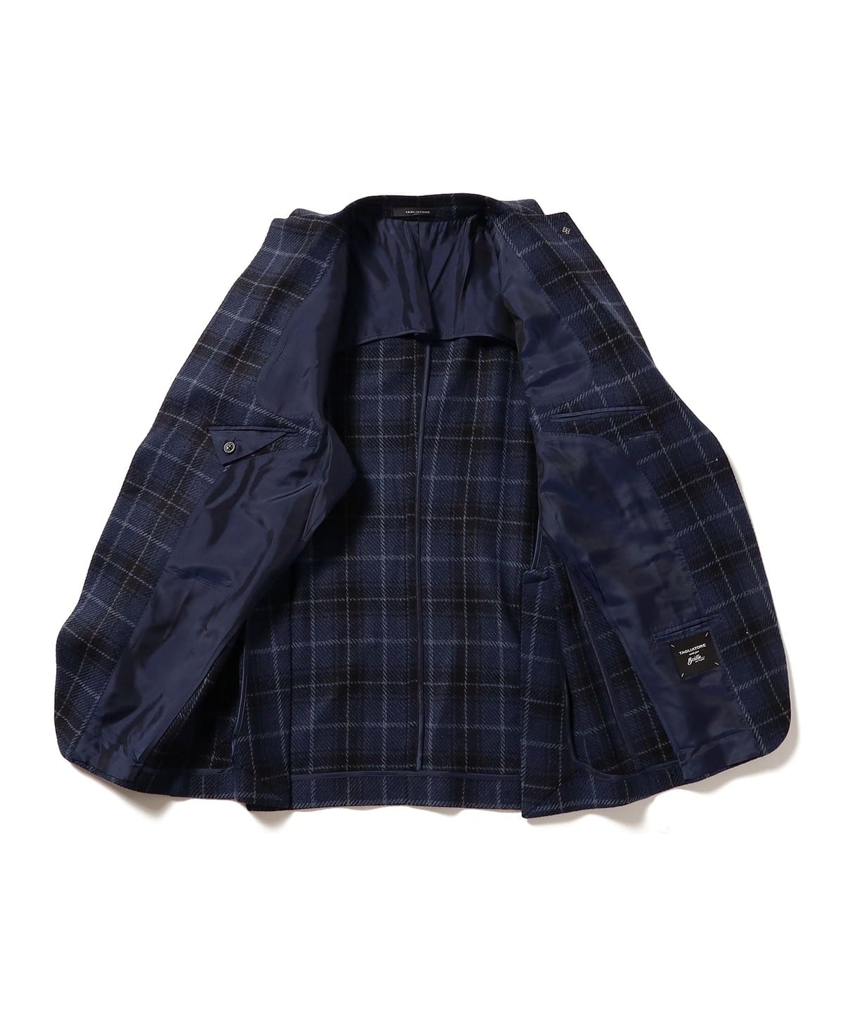 タリアトーレ brilla super130s ネイビー シャドーチェック 48 Brilla per il gusto（ブリッラ ペル イル グスト）【別注】TAGLIATORE