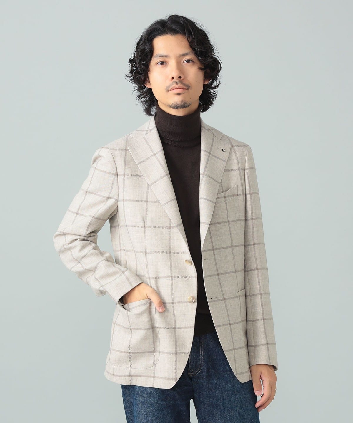 Brilla per il gusto ウインドウペーン ジャケット　46 Brilla per il gusto（ブリッラ ペル イル グスト）【12/4値下げ