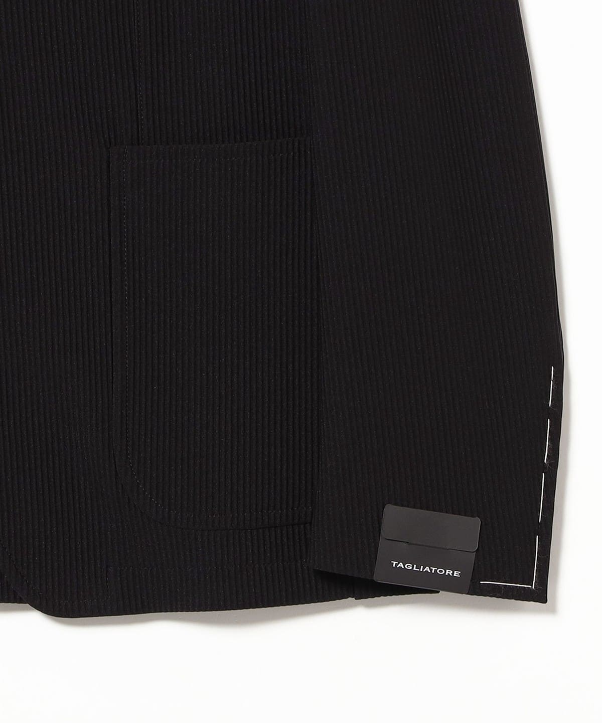 TAGLIATORE BEAMS ピークドラペル ウール ブラック 46 TAGLIATORE BEAMS ピークドラペル ウール ブラック 46 TAGLIATORE