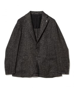 【別注】TAGLIATORE / COSTA AZZURRA ブラウン ヘリンボーン柄 ジャケット