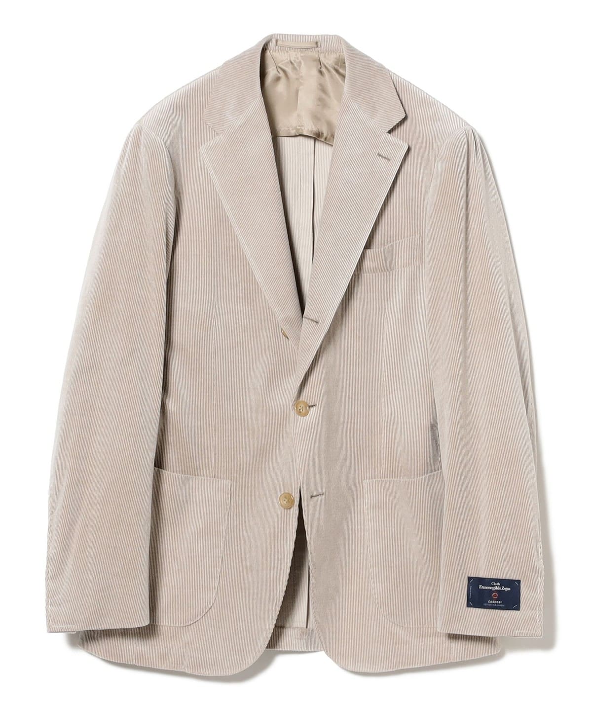 Ermenegildo Zegna CASHCO コーデュロイ ジャケット ジャケット MEN BEIGE 42 Ermenegildo Zegna CASHCO コーデュロイ ジャケット ジャケット MEN BEIGE 42
