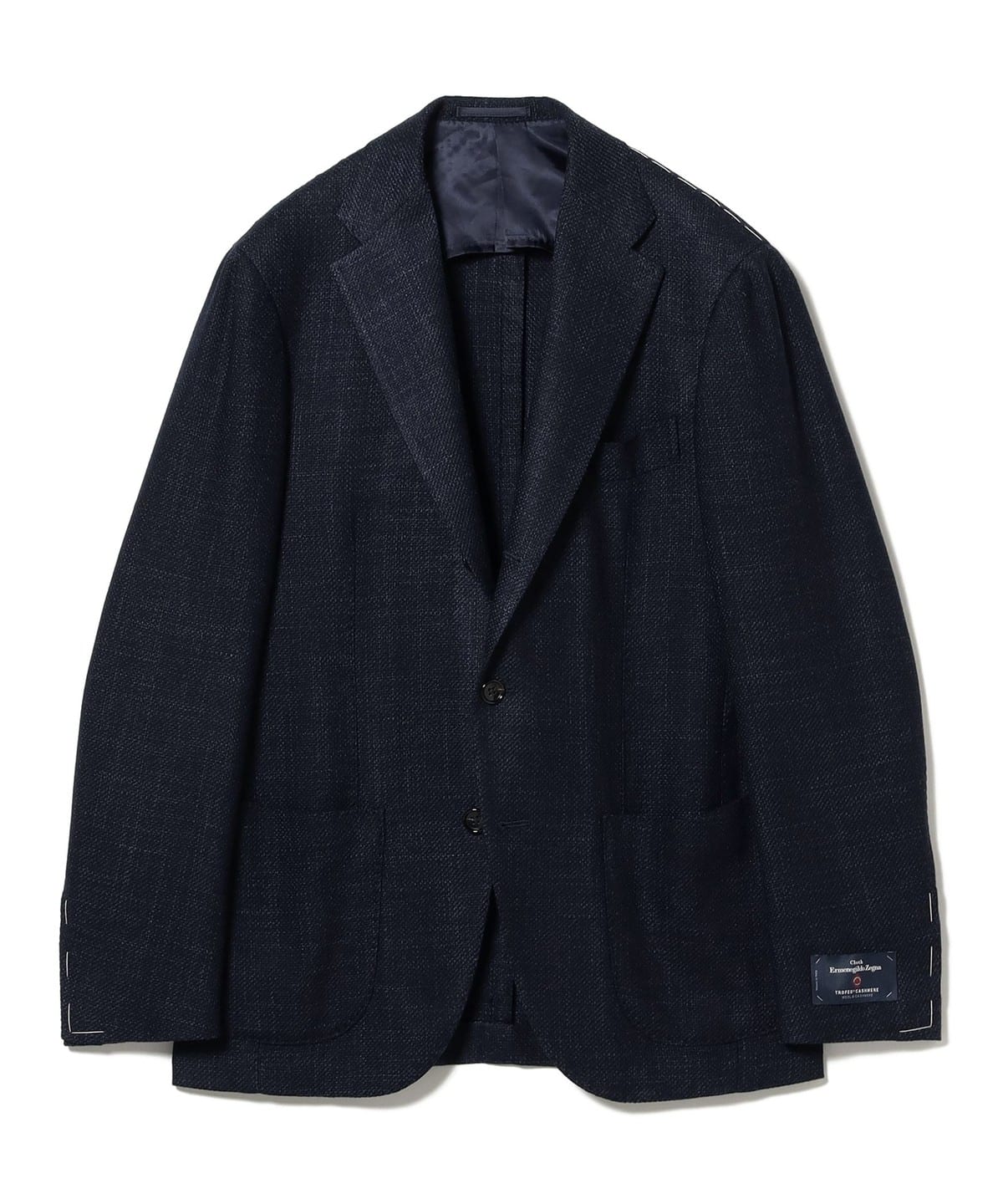 Ermenegildo Zegna ミックスファブリック ネイビー ジャケット ジャケット MEN NAVY 48 Ermenegildo Zegna ミックスファブリック ネイビー ジャケット ジャケット MEN NAVY 48