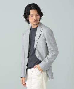 Ermenegildo Zegna ミックスファブリック へリンボーン柄 ジャケット
