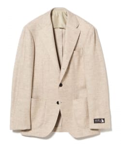 FERLA ミックスファブリック ヘリンボーン柄 ジャケット