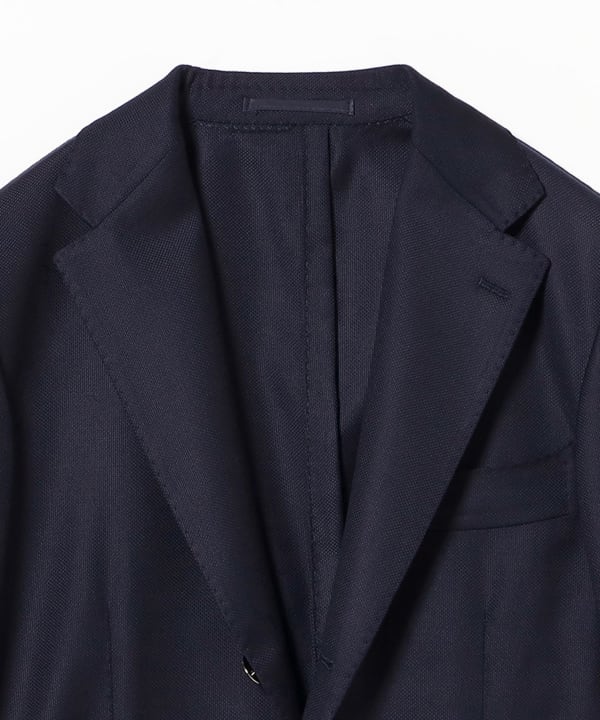 美品 ブリッラペルイルグスト ジャケット シルク/カシミヤ ブルー 48 Brilla per il gusto（ブリッラ ペル イル グスト）LORO PIANA FABRIC