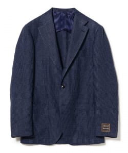 DRAGO リネンウール グレンチェック柄 ジャケット