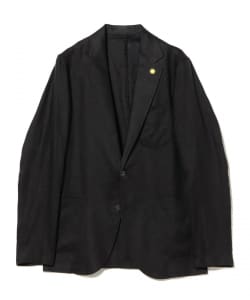 【別注】GIANNETTO / リネン ブラックジャケット