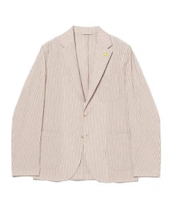 【別注】GIANNETTO / シアサッカー サンドストライプ ジャケット