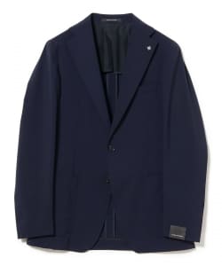 【別注】TAGLIATORE / COSTA AZZURRA ミックスファブリック ソリッド ジャケット