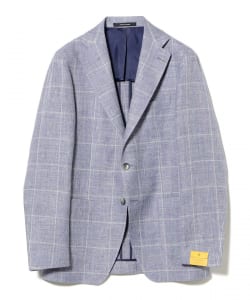 【別注】TAGLIATORE / COSTA AZZURRA リネンウール ウインドウペーン ジャケット