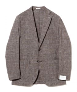【別注】BRERAS / ミックスファブリック グレンチェック+ペーン ジャケット
