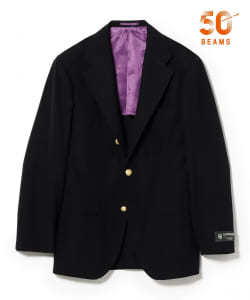 ITOスペシャル DORMEUIL ウール ネイビーブレザー