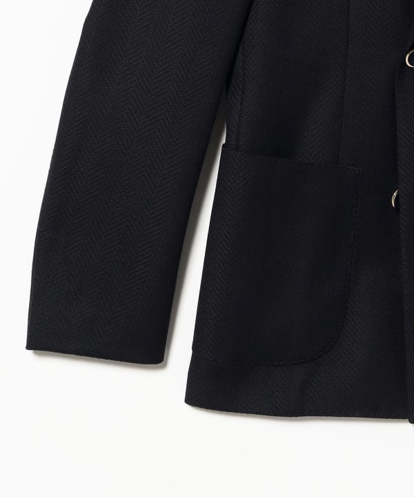 LARDINI / ROMA ウール ヘリンボーン ダブルブレスト ジャケット