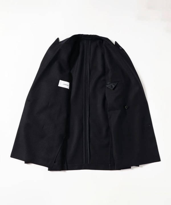 LARDINI / ROMA ウール ヘリンボーン ダブルブレスト ジャケット