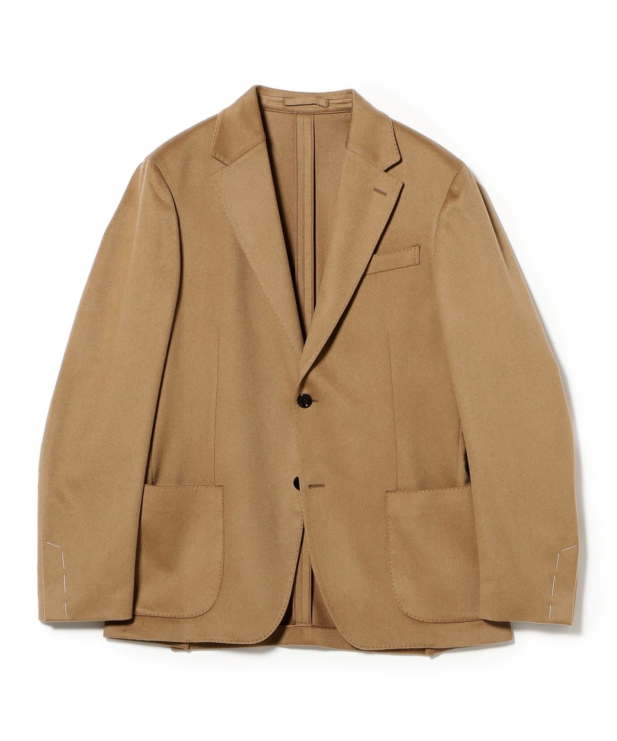 <極美品>LARDINI カシミヤ100% キャメル ダブル ジャケット 50 Brilla per il gusto（ブリッラ ペル イル グスト）LARDINI / ROMA