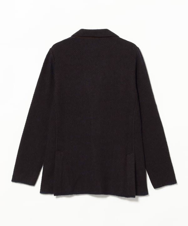 LARDINI / ミックスファブリック  ニットジャケット