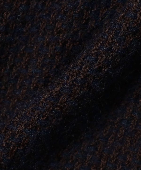 LARDINI / ミックスファブリック  ニットジャケット