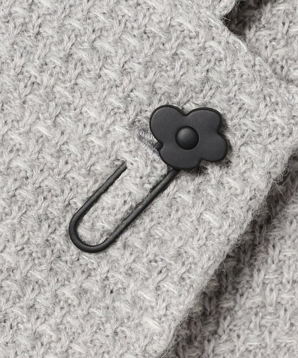 LARDINI / ミックスファブリック  ニットジャケット