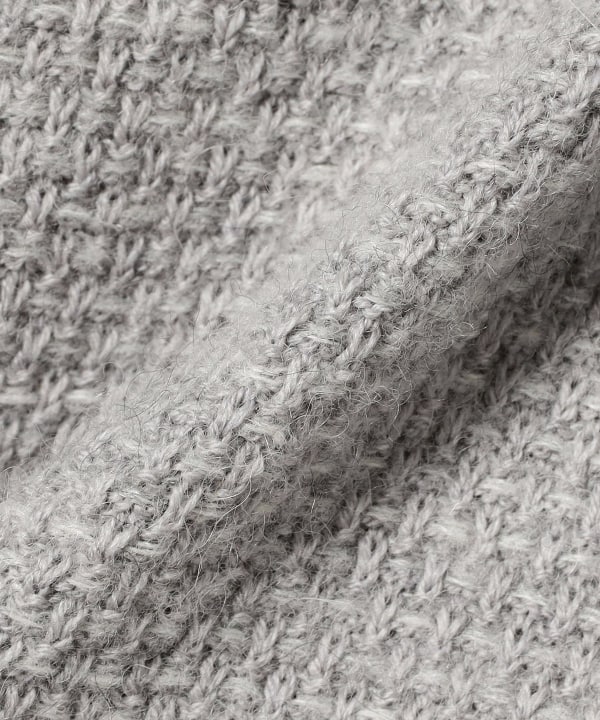 LARDINI / ミックスファブリック  ニットジャケット