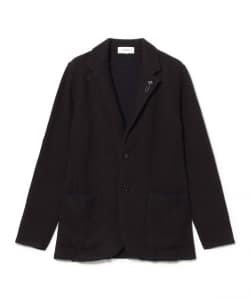 LARDINI / ミックスファブリック  ニットジャケット