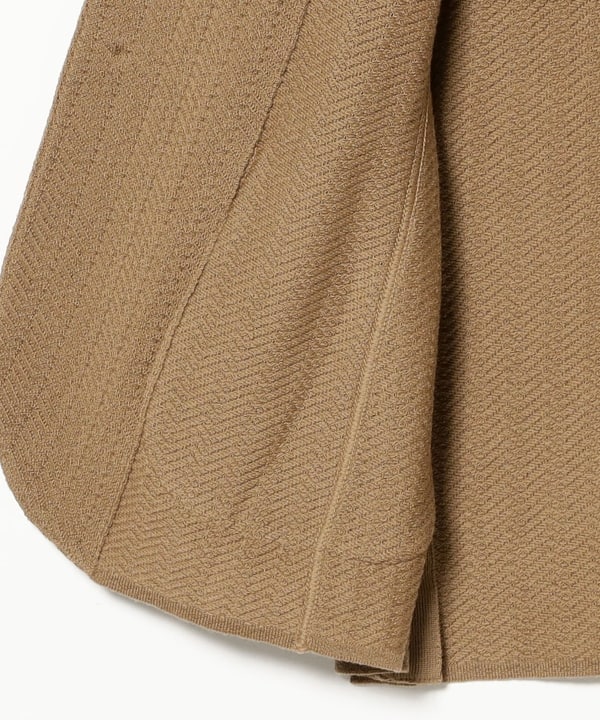 LARDINI / ウール ヘリンボーン ニットジャケット