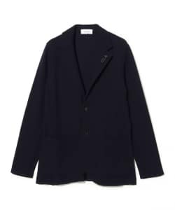 LARDINI / ウール ヘリンボーン ニットジャケット