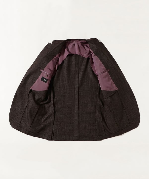 LORO PIANA FABRIC ウールシルク メランジ ジャケット