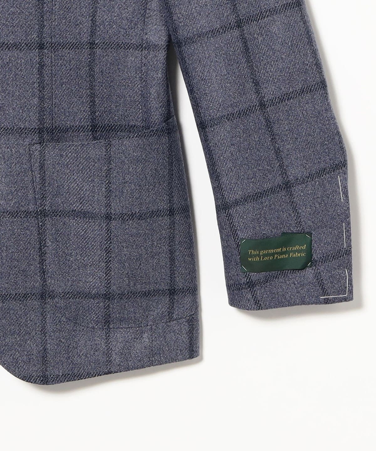 ブリッラペルイルグスト　ロロピアーナ　カシミヤ　グレンチェック　コート　24AW Brilla per il gusto（ブリッラ ペル イル グスト）LORO PIANA FABRIC
